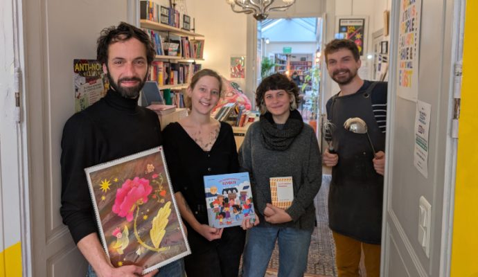 Librairie, café et restauration : un lieu hybride ouvre dans le quartier de la gare à Angers