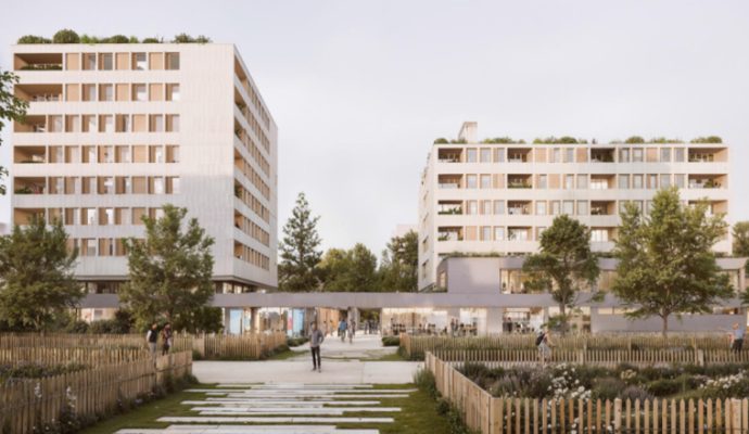 L’ancien site de la Caisse des Dépôts rue Louis Gain bientôt reconverti en logements et bureaux