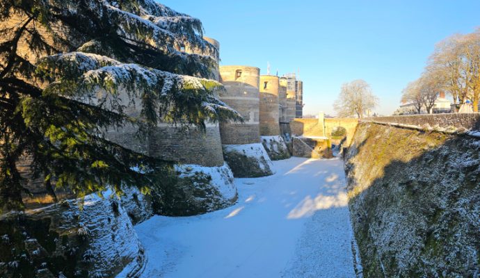 En images : Angers sous la neige