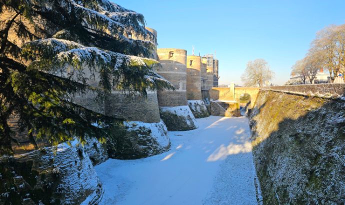 En images : Angers sous la neige