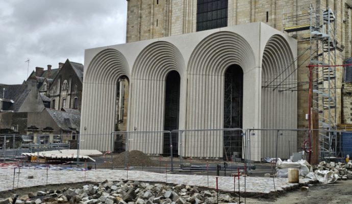 La galerie contemporaine de la cathédrale d’Angers se dévoile