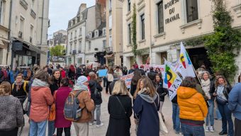 Enseignants et parents d’élèves mobilisés contre les fermetures de classe à Angers
