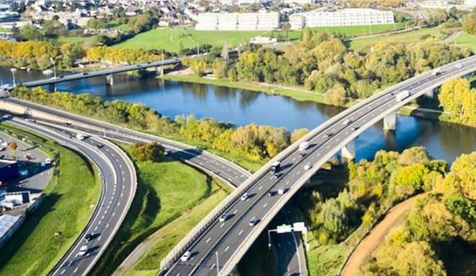 La sortie Angers centre de l’A11 sera temporairement fermée pour des travaux sur les voies sur berges