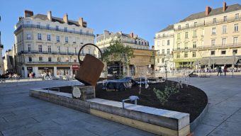 Un jardin éphémère sur l&rsquo;usage de l&rsquo;eau installé place du Ralliement