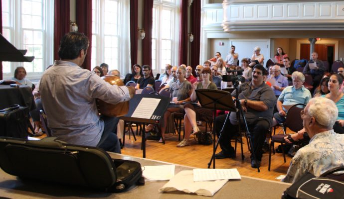 Pour sa première fois en Europe, l’Université de musique arabe fait étape à Angers