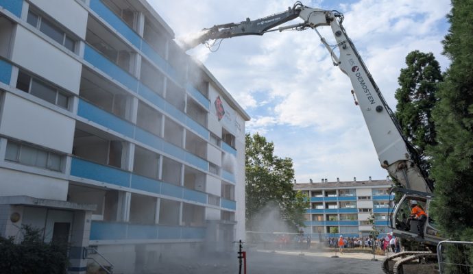 À Monplaisir, l’heure est aux dernières démolitions